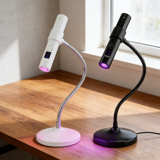 New Base Bracket Design Rechargeable 9W Mini UV Led Nail Lamp Flash Curing Gel Nail Polish Dryer Portable Cordless Touch Lamp