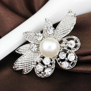 Broche de Flores con Pedrería, Estilo Europeo y Americano, Venta al por Mayor para Comercio Exterior, Suministro para <span class=keywords><strong>Taobao</strong></span> - Product Image 2