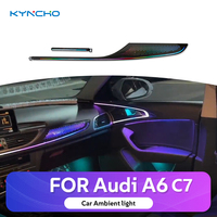 KYNCHO pour Audi A6 C7, éclairage ambiant LED pour voiture, éclairage intérieur de voiture, éclairage ambiant automobile, éclairage intérieur de voiture