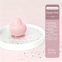 Micogo Ballon de massage mural à ventouse en silicone portable pour points de pression, pour un soulagement musculaire profond du corps entier