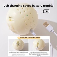 2026 ODM OEM Peluche de luxe en forme de chien de dessin animé, balle électrique USB intelligente et interactive pour animaux de compagnie, qui saute, chante et rebondit, pour l'entraînement automatique