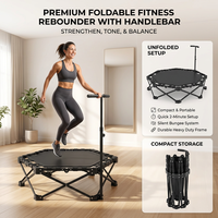 Trampoline pliable d'extérieur avec logo personnalisé, installation gratuite, équipement pour enfants, mini trampoline de fitness d'intérieur