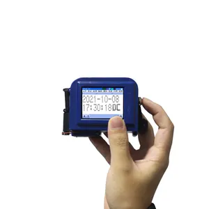 Hoge Kwaliteit Digitale Automatische Mini Handheld Inkjet Printer Voor Papier Plastic Stof En Fles Bodems