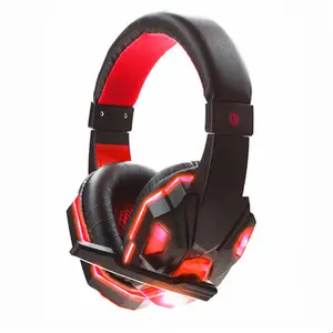 3.5mm HD Gamer wired LED Light Gaming headset headphone PS4 PC MIC USB OS 830MV gaming Headset with microphone for PS4 PS5