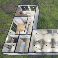 Balody — conteneur de luxe en ville, maison conteneur de luxe duplex
