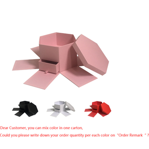 C3po — boîte à tiroir carrée <span class=keywords><strong>Album</strong></span> <span class=keywords><strong>Photo</strong></span> <span class=keywords><strong>Surprise</strong></span>, boîte cadeau à fleurs double carrée - Product Image 2