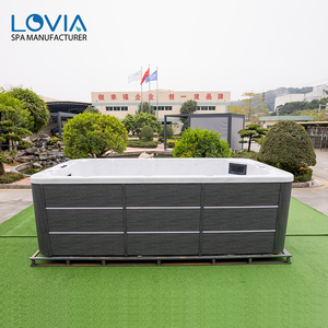 Piscina de Lujo con Sistema Balboa para Exteriores, <span class=keywords><strong>Spa</strong></span> de Natación Infinita, Proyecto <span class=keywords><strong>Resort</strong></span>, Jacuzzi de Entrenamiento, <span class=keywords><strong>Spa</strong></span> para Patio Trasero, Venta al por Mayor de Fábrica - Product Image 2