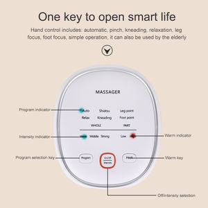 Masajeador de compresión de aire para piernas, masajeador de botas de compresión de aire para circulación y alivio del dolor, fatiga de pies - Product Image 5