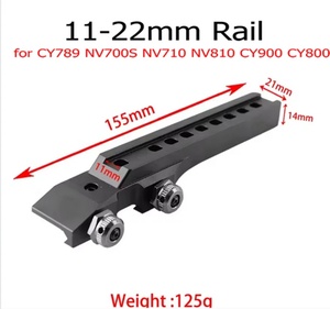 เฮนเบเกอร์ <span class=keywords><strong>CY789</strong></span> NV710 NV700S NV810 CY900 CY800 ชุดติดตั้งเร็วแบบสลีฟ 35-48 มม. ขายึดอะแดปเตอร์สำหรับกล้องมองกลางคืน ขนาด 11-22 มม. - Product Image 2