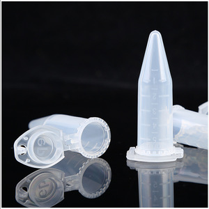Tubos de centrífuga de plástico Yueside de 5 ml con fondo puntiagudo y tapa, consumibles de laboratorio de una sola fila, paquete de 100 tubos - Product Image 2