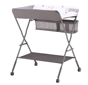 <span class=keywords><strong>Table</strong></span> <span class=keywords><strong>à</strong></span> <span class=keywords><strong>langer</strong></span> légère et étanche pour bébé pliable roulant et convivial avec roues - Product Image 3