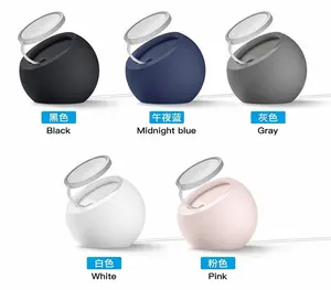 Cute Ball Shape Silicone Charging Holder for Magsafe Apple IPhone 13 14 15 pro max Wireless Charger Dock Station Stand