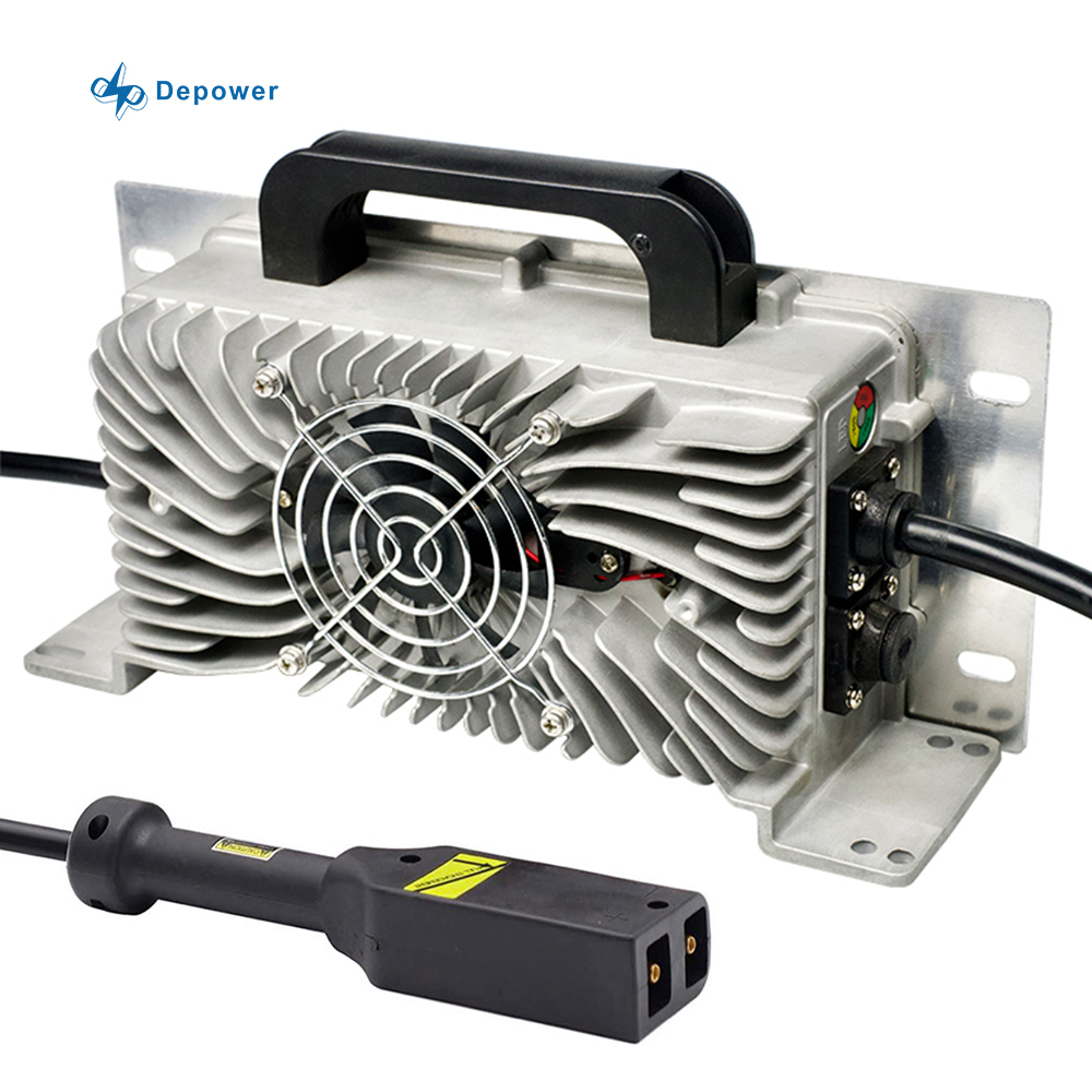 48V 15A Lithium-Batterieladegerät Für Golfwagen Mit Anderson-Stecker – 3-stufige Ladung, 4 M Kabel, Für LiFePO4-Akkus