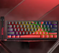 Teclado WIN68 WIN60 HE PRO Max Serie 8K con Teclas RGB de Contorno, Interruptores Magnéticos Intercambiables en Caliente