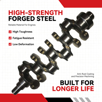 Suku Cadang Kendaraan 13408-30010 Crankshaft untuk Mesin Toyota 1KD Hilux Fortuner Prado Hiace OEM Crankshaft