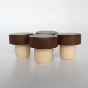 Biểu tượng tùy chỉnh New chai rượu vang nút chai Stopper thiết kế tổng hợp chai nút chai với carton