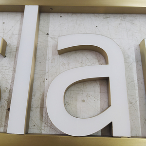 Usine personnalisé Facelit enseignes lumineuses acrylique publicité commerciale Logos lettres LED signe pour fête d'anniversaire - Product Image 5