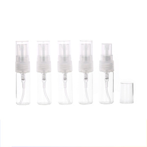 2ml 3ml 5ml 10ml Transparent <b>Perfume</b> Glass Bottles Spray with Pump Small <b>Container</b> - Product Image 3