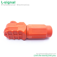 Connecteur en plastique, pièce de rechange, prise à Angle droit femelle 1 Pin 12MM 300A IP67 HV