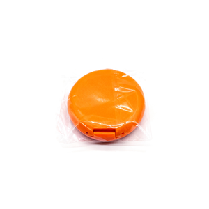 Estuche Delgado para Retenedor de <span class=keywords><strong>Ortodoncia</strong></span>, Caja para Alineadores Dentales de Higiene Bucal, Plástico Blanco/Silicona/ABS+silicona 88x88x22mm con Logotipo - Product Image 1