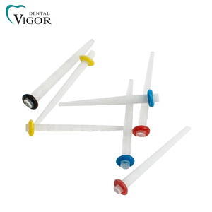 Kit de tiges endodontiques en fibre de quartz pour canaux radiculaires, tiges droites colorées en fibre optique dentaire - Product Image 2
