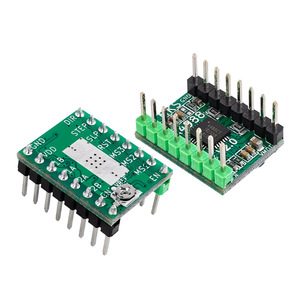 Placa controladora de motor paso a paso Reprap A4988 con disipador de calor para impresora 3D, versión verde - Product Image 1