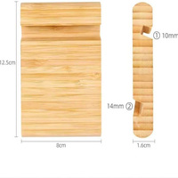 Vente Chaude Support de Téléphone en Bois Mobile, Support de Téléphone en Bois, Support de Tablette pour Bureau, Support de Téléphone