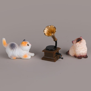 Figuras Decorativas <span class=keywords><strong>de</strong></span> Gatitos en Miniatura <span class=keywords><strong>de</strong></span> Resina, para <span class=keywords><strong>Casa</strong></span> <span class=keywords><strong>de</strong></span> <span class=keywords><strong>Muñecas</strong></span>, Decoración Hecha a Mano, DIY - Product Image 3