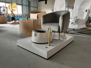 Chaise de spa à jet magnétique moderne de luxe sans tube, station de spa à <span class=keywords><strong>pied</strong></span> en solde - Product Image 5