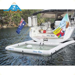 Enceinte de natation gonflable géante, flotteur de <span class=keywords><strong>piscine</strong></span> gonflable <span class=keywords><strong>licorne</strong></span>, bouée de natation avec filet complet, clôture de <span class=keywords><strong>piscine</strong></span>, super yacht - Product Image 6