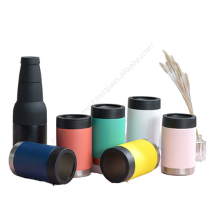 Vente en gros de refroidisseur de bière thermique à double paroi, porte-canettes en acier inoxydable de 12 oz, garde les boissons fraîches pour les pubs, la maison et l'extérieur - Product Image 1