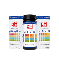 Tiras Reactivas de pH Vansful para Medir Niveles de Alcalinidad y Acidez en el Cuerpo, pH 0-14