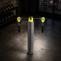 Kit de barres de résistance Pilates YS Brand, entraîneur de core pour yoga, équipement de gym portable à domicile, entraînement de mise en forme corporelle, bandes d'exercice PE, 1 an