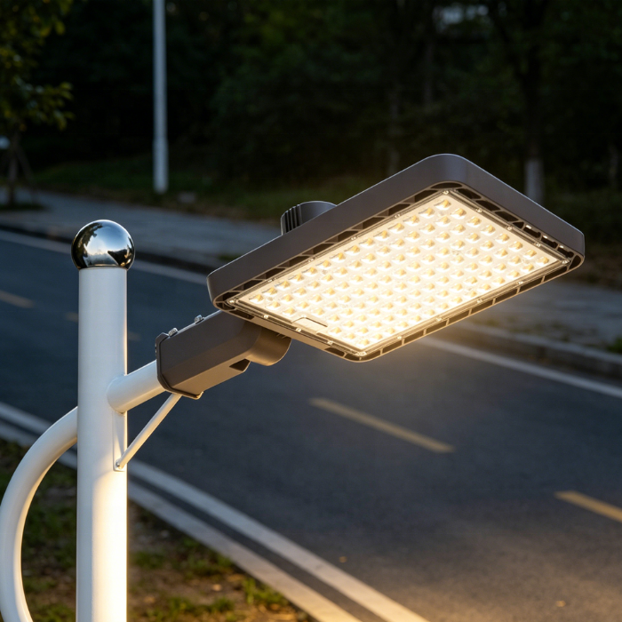 200W AC LED Street Light IP65 Aluminum Alloy with Dimmable Photocell Sensor for Highway Parking Lot