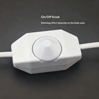 Support de lampe E27, lampe de table à intensité variable, interrupteur à bouton-poussoir, ensemble prise et cordon, norme européenne E27, cordon de prise US standard, transfrontalier