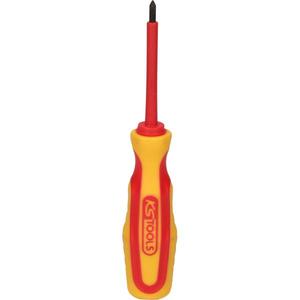 KS ไขควงหุ้มฉนวน1000V แบบ Phillips, ไขควง117.1521 ergotorque VDE Phillips 4042146744499 - Product Image 1