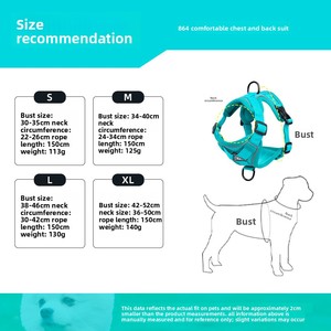 Nouveau Harnais Poitrail Respirant et Ajustable en Nylon pour Chien, Style Gilet, avec Bordure en Fourrure, Imprimé Animal, Lavable, pour Chiens et Chats de Petite Taille - Product Image 3