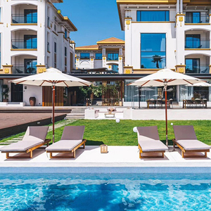 Meuble de jardin en teck de luxe pour activités extérieures, lit de <span class=keywords><strong>piscine</strong></span>, chaise de soleil - Product Image 3
