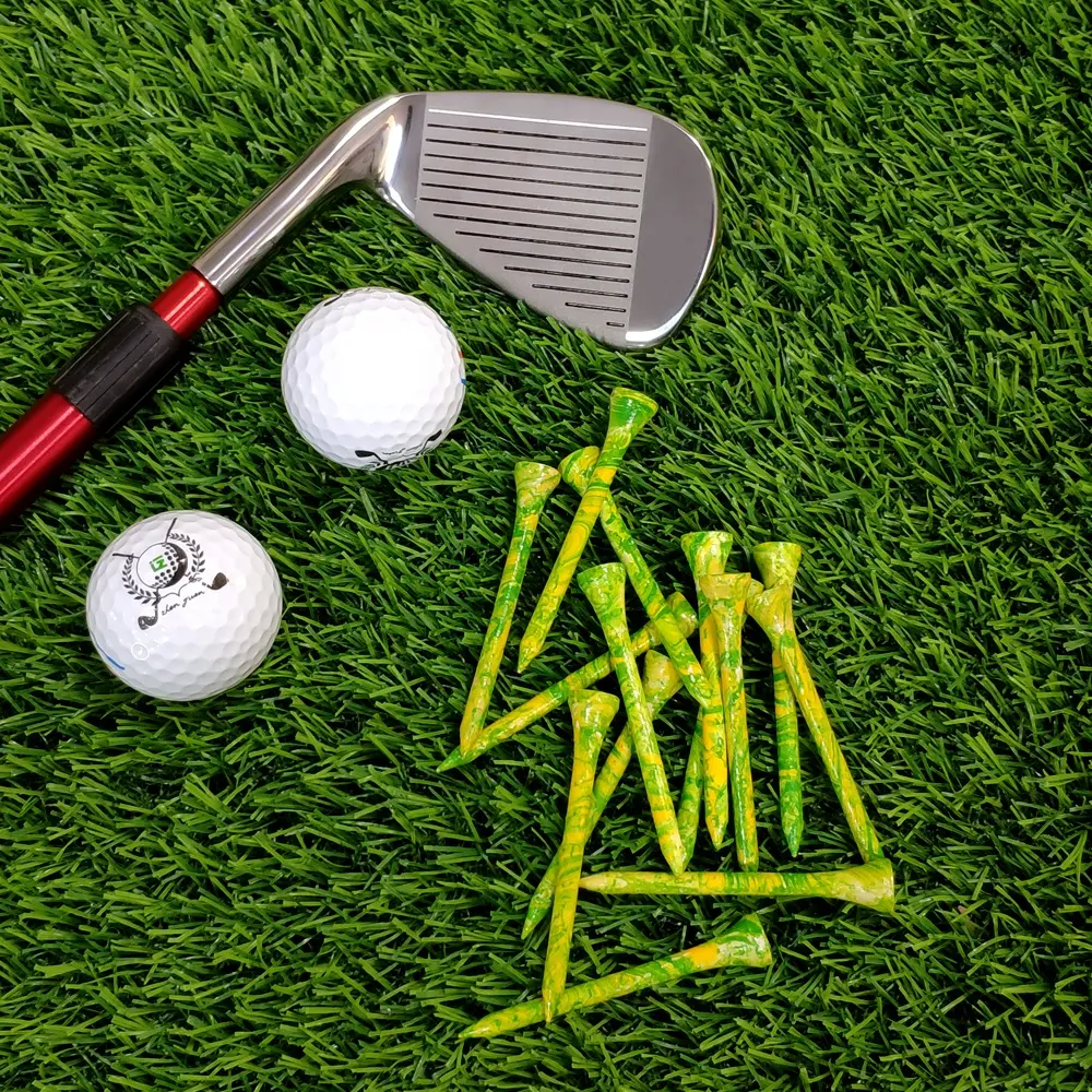 Golf Tees số lượng lớn gỗ Tees 2-3/4 inch cao Câu Lạc Bộ Golf Bóng Chủ Đề phụ kiện bên Trắng Golf Tees cho phụ nữ người đàn ông Phụ nữ