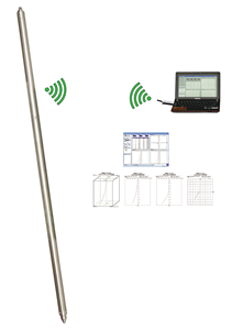 Eenvoudige Bediening TP-40FR Draadloze Hoge Precisie Gyroscoop <span class=keywords><strong>Inclinometer</strong></span> - Product Image 4