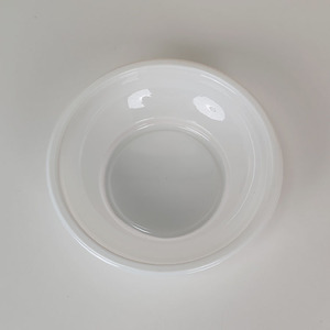 Manufacture Price Round CPET Disposable White Blister Plastic Sushi Tray for Soup Bento Container