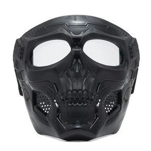 BAOBAO Occhiali Protettivi da <span class=keywords><strong>Moto</strong></span> Scheletro Maschera Integrale <span class=keywords><strong>Teschio</strong></span> Occhiali da Motociclista Casco in Plastica ABS per Copertura Completa Bici - Product Image 5