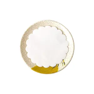 一次性食品级白纸蕾丝小垫圆形矩形蕾丝餐垫