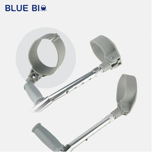 Премиальные костыли из алюминиевого сплава с закрытыми накладками на предплечье, регулируемые медицинские локтевые костыли - Product Image 3