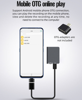 Réduction du bruit 16 Go 32 Go HD Vente à chaud Appareils d'enregistrement Fonction de lecture Ultra petit enregistreur USB professionnel