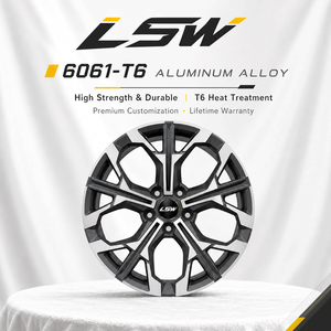 LS8130 ล้อแม็กซ์อัลลอยด์ปลอมขึ้นรูปขายส่ง ขนาด 15-26 นิ้ว 5x100 5x112 5x114.3 ล้อฟอร์จสั่งทำพิเศษสำหรับการดัดแปลงรถยนต์ - Product Image 4
