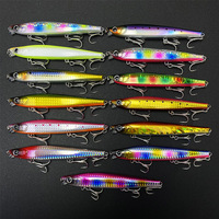 Leurre de pêche coulant Monster Shot Minnow en ABS 125mm 45g, appâts artificiels pour eau salée et eau douce, hameçons triples, Marlin Rolling