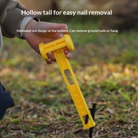 Marteau de tente portable ultra-léger en plastique PE pour camping et outils de tente de ciel ouvert