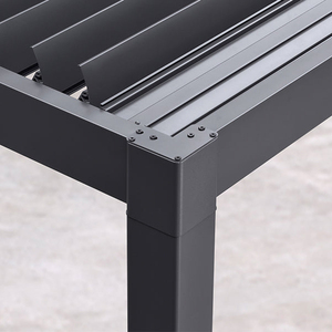 Pérgola de Aluminio para Patio, Motorizada, Retráctil, con Marco de Madera y Arco para Jardín o Balcón, DC-MG-100, Arcos y Pérgolas - Product Image 3