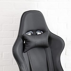 Cheap Stock New <span class=keywords><strong>Racer</strong></span> 2d Swivel Chaise <span class=keywords><strong>Silla</strong></span> Gamer Funcional Wing Back Multi Color Faux Leather <span class=keywords><strong>Silla</strong></span> ajustable para juegos Negro - Product Image 5